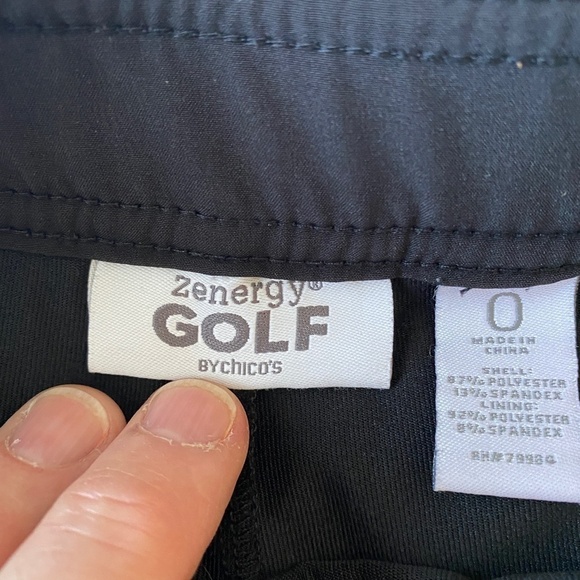 Chico's Zenergy Golf Women's Black Golf Skorts Size Small - Picture 2 of 13